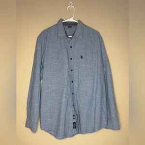 U.S. Polo Assn. Light Blue Casual Button Down Shirt